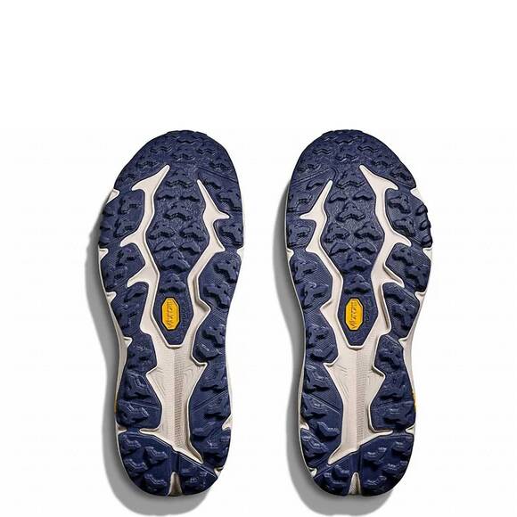 NEW HOKA men\'s speedgoat 6 trail running shoes in charcoal grey / midnight blue main image 4